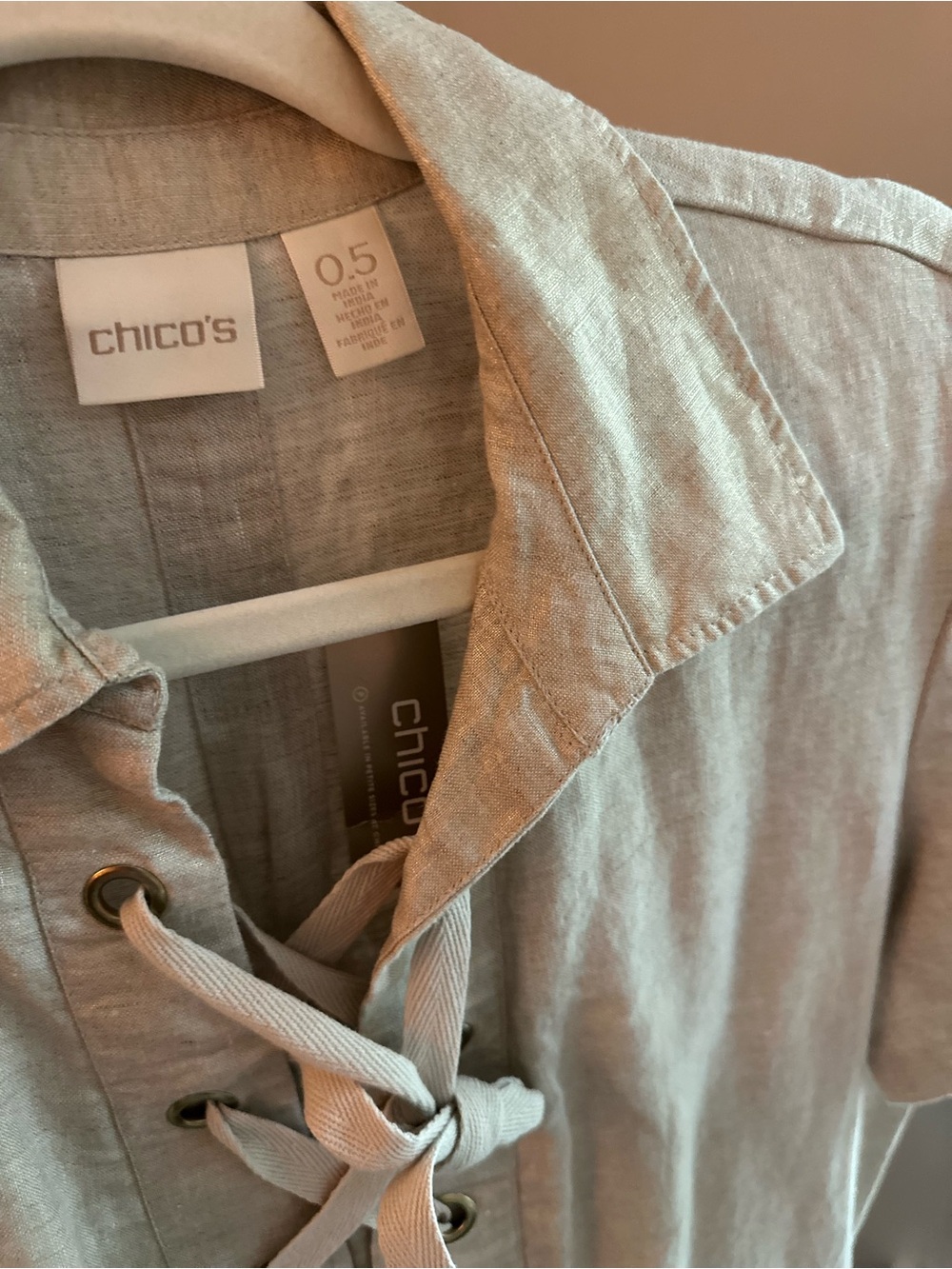 NWT’s Chico’s Linen Dress - Picture 3 of 4